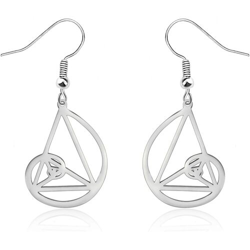 Kal-Golden Ratio Boucles D'oreilles Séquence Fibonacci Pour Les Amateurs De Mathématiques, Bijoux Géométriques En Spirale, Cadeau De Remise De Diplôme Pour Femmes Et Filles