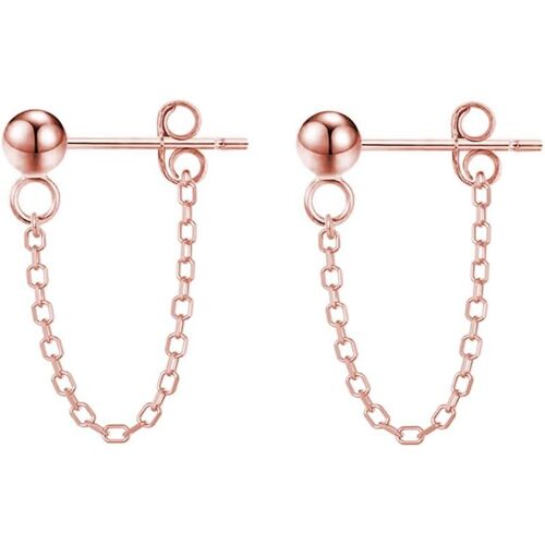 Kal-Boucles D'oreilles Pendantes En Argent Sterling 925 Pour Femme Et Fille