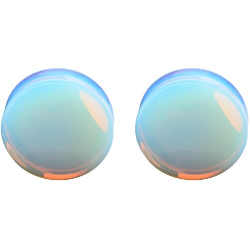 Kal-Lot De 2 Écarteurs D'oreille En Opalite En Pierre Organique 5 Mm (4 G)