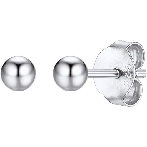 Kal-Boucles D'oreilles En Argent Sterling 925 Clous D'oreilles Coeur/Étoile/Lune/Cercle/Ronde Plaqué Platine/Or 18k/Or Rose Cadeau Saint Valentin Boucles D'oreilles Sets Femme Fille