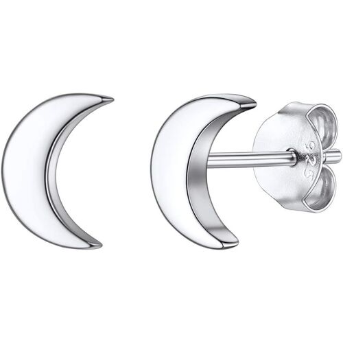 Kal-Boucles D'oreilles En Argent Sterling 925 Clous D'oreilles Coeur/Étoile/Lune/Cercle/Ronde Plaqué Platine/Or 18k/Or Rose Cadeau Saint Valentin Boucles D'oreilles Sets Femme Fille