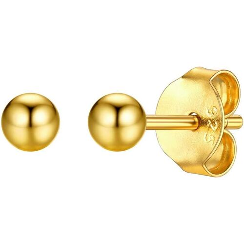 Kal-Boucles D'oreilles En Argent Sterling 925 Clous D'oreilles Coeur/Étoile/Lune/Cercle/Ronde Plaqué Platine/Or 18k/Or Rose Cadeau Saint Valentin Boucles D'oreilles Sets Femme Fille