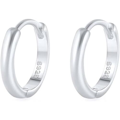 Kal-20g Minusculepetit Cerceau Cartilage Boucles D'oreilles Minimalistes Pour Les Femmes Oreilles Sensibles 925 Argent Sterling Tragus Huggie Hoops Hypoallergénique Supérieure Perçage Bijoux
