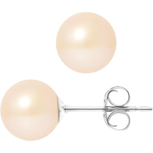 Kal-- Boucles D'oreilles - Argent 925 - Perle - Perle D'eau Douce - Am-Bom 099 R78-Pk