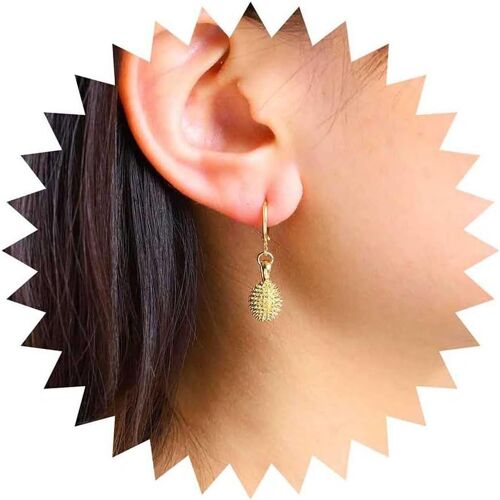 Kal-Boucles D'oreilles Boho Fruit Durian Boucles D'oreilles Goutte Durian Boucles D'oreilles Fruit Durian Boucles D'oreilles Fruit Durian Boucles D'oreilles Huggie Hoop Bijoux Pour Femmes Et