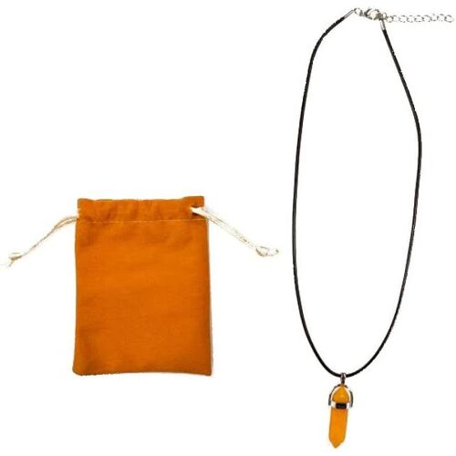 Kal-Pendentif En Pierre Naturelle, Collier De Chakra En Pierre, Pendentif Perle De Pierres Naturelles