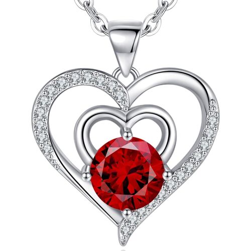 Kal-Collier Femme En Argent 925,Pendentif Papillon De Coeur,Bijoux Pour Femmes,Cadeaux Petite Amie Maman Anniversaire Fête Des Mères Noël Saint-Valentin Cadeau Elle