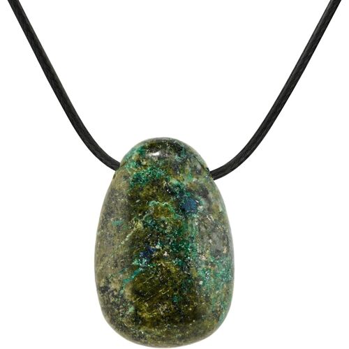 Tianyi-Pendentif En Pierre Précieuse En Véritable Pierre Naturelle | Collier En Cristal Avec Pendentif Goutte Et Élégant Cordon | Pierre De Guérison/Pierre Porte-Bonheur De Qualité