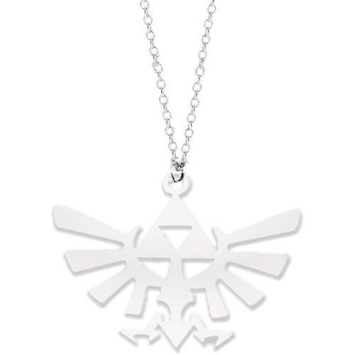 Kal-Collier Zelda, Bijoux Zelda Hyrule, Pendentif Zelda Triforce, Necklace Zelda, Collier Avec Armoiries Royales, Collier Anime, Cadeau Pour Zelda Fans