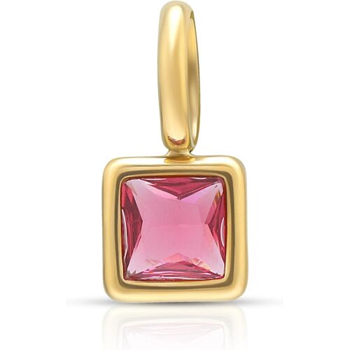 Kal-Collier Plaqué Or 14 Carats Avec Pierre De Naissance En Oxyde De Zirconium Pour Femme Avec Pendentif Réglable Fermoir Rond Ne Ternit Pas