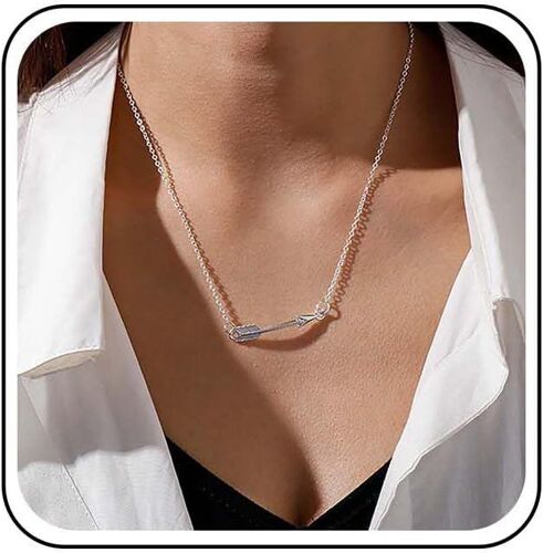 Collier Ras De Cou Flèche Vintage Collier Pendentif Flèche Horizontale Collier Flèche Boho Collier Cupidon Collier Flèche Minimaliste Bijoux En Chaîne Pour Femmes