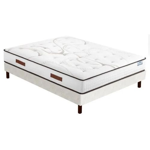 Matelas Repere + sommier SR15 - 160x200 - Ressorts - Hauteur 26 cm - Soutien ferme