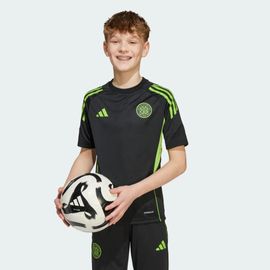 Maillot D’Entraînement Celtic Fc Tiro 25 Competition Enfants Adidas - Black / Semi Solar Green - 15-16a
