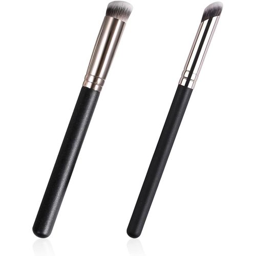 Vinspire Ensemble De Pinceaux De Maquillage Impeccables, Pinceau Anti-Cernes Doux Pour Le Dessous Des Yeux, Pinceau Plat Pour Le Maquillage, Ensemble De Pinceaux De Maquillage De Précision Pour Une 