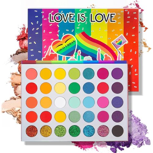 Palette De Maquillage Pour Les Yeux Hautement Pigmentée Beteligir, Palette De Fards À Paupières Métalliques Scintillants Mats Couleurs Naturelles Pouvant Être Mélangées De Longue Durée (C) 