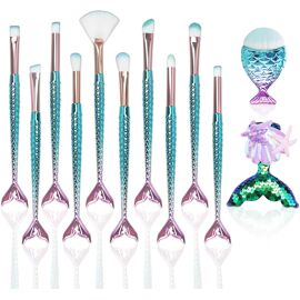 Kit De 13 Pinceaux De Maquillage Professionnels - Fond De Teint, Ombres, Blush, Poudre
