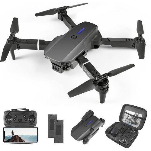 Drone Pour Enfant Avec Caméra,Drone Quadricoptère Fpv Wifi Télécommandé,Mode Sans Tête,Maintien D'altitude,3d Flip,Décoller/Atterrir Un Clic,Cadeau Et Jouet Pour Enfant Ou Débutant-Marque Générale