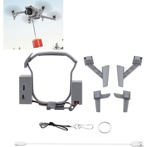 Chenquansarl-Système Airdrop Pour Drone + Trains D'atterris Pour Drone Dji Air 3 - Lanceur De Charge Utile - Transport - Dispositif De Déverrouillage - Dispositif De Chute - Jambes Étendues-Lichifit