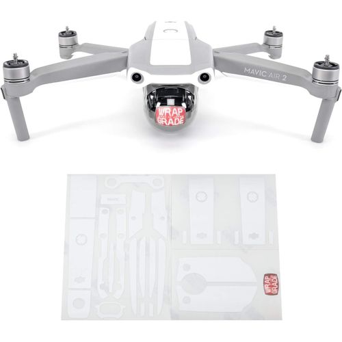 Sjzg-Skin Compatible Avec Dji Mavic Air 2 | Accent Color B (Racing White)
