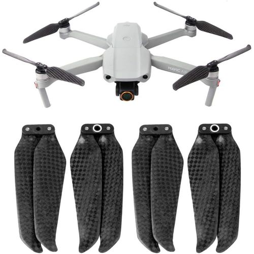 Sansh-2 Paires 7238f Fibre De Carbone Hélices Libération Rapide Faible Bruit Lames De Rechange Pour Accessoires Mavic Air 2/Air 2s Drone-Trahoo