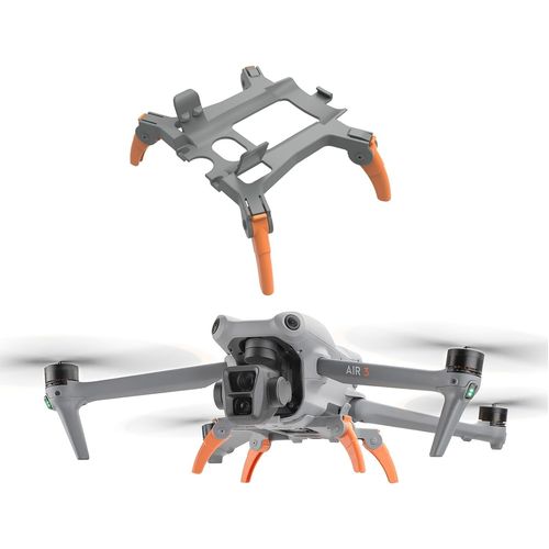 Air 3 Pieds D'atterrissage Jambe D'araignée Pliable Étendu Châssis D'atterrissage Pour Dji Air 3 Accessoires (Orange)-Zjrxm
