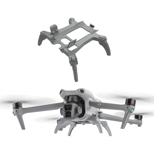 Sjzg-Air 3 - Pieds D'atterrissage - Jambe D'araignée - Châssis D'atterrissage - Pliable - Pour Dji Air 3 - Accessoires (Gris)-Kalanka