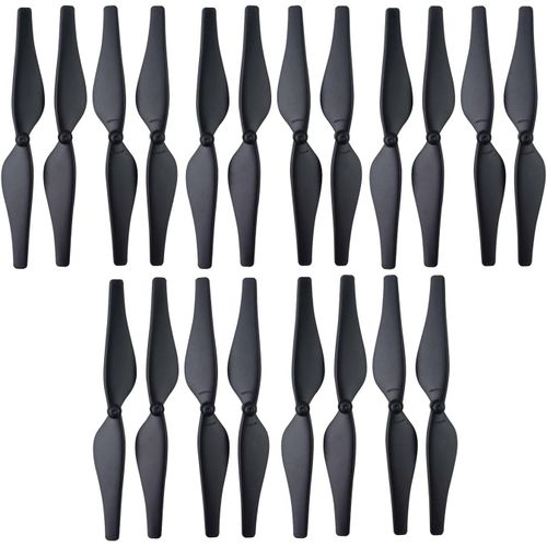 Sansh-20pcs Hélices Pour Drone Dji Tello Hélicoptère Télécommandé Lame De Drone Pièces De Rechange(Noir)-Trahoo