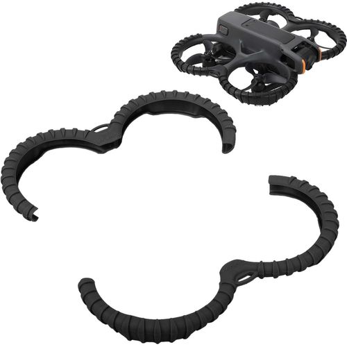 Sansh-Anneaux De Protection Pare-Chocs Pour Dji Avata 2 Tpu Guards Pour Protection D'hélice Propeller Guard Accessoire (Noir - Anneau De Protection Du Pare-Chocs)-Trahoo