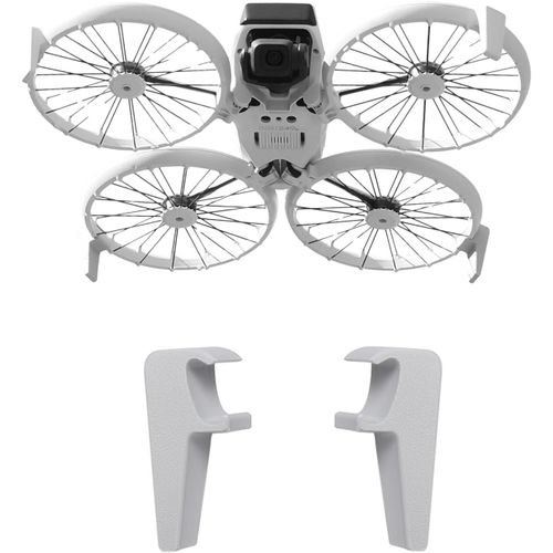 Lot De 2 Châssis Pour Dji Flip-Accessoires Dji Flip-Extension De Drone-Support Arrière-Augmentation De La Hauteur-Protection Cardan-Pied De Support Pour Drones Dji-Marque Générale