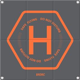 Brdrc Tapis D'atterrissage Universel Pliable Double Face Étanche Pour Drone Dji Mini 4 Pro/Mini 3/Air 3/Air 2s/Mavic 3 Pro/Spark/Holy Stone/Fimi X8se/Fpv Combo/Avata/Ruko/Autel 50,8 Cm-Marque Générale