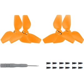 Hélice De Rechange Pour Dji Neo - Légère, Sûre, Multicolore, Silencieuse, Blocage Rapide, Accessoire De Drone, Léger Et Robuste (Orange Pour 2 Paires)-Cerffool
