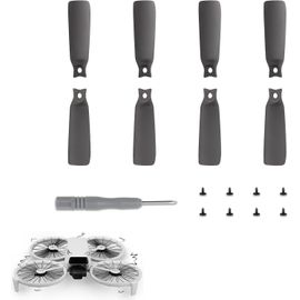 Sjzg-8 Pièces Hélices De Remplacement Pour Dji Flip Hélice De Rechange Légère Blocage Rapide Avec Vis Et Tournevis Pour Accessoires De Drone (Noir)-Kalanka