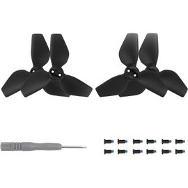 Sjzg-Hélice De Rechange Pour Dji Neo - Légère, Sûre, Multicolore, Silencieuse, Blocage Rapide, Accessoire De Drones Légers Et Robustes (Noir Pour 2 Paires)-Kalanka