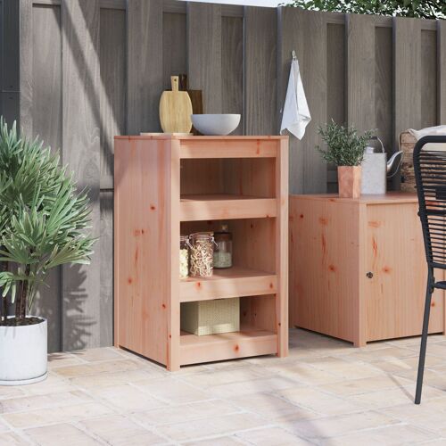 Vidaxl Armoire De Cuisine Extérieur 55x55x92 Cm Bois Massif De Douglas