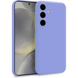 Sansh-Coque Pour Samsung Galaxy S24 - Case Protection Rigide Anti Choc Avec Doublure Microfibre - Lila
