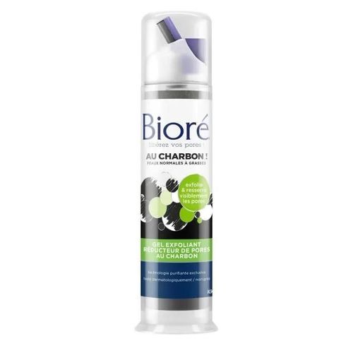 Bioré Gel Exfoliant Réducteur De Pores Au Charbon - 92 Ml 