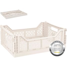 Shiliu-Boîte Pliante - Grand Panier De Rangement - Panier À Provisions Pliable Et Stable - Pour Cuisine, Bureau, Armoire, Salle De [