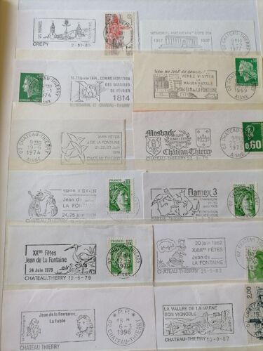 46 Flammes Postales De L'Aisne (02)