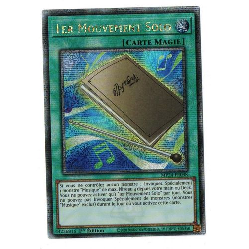 1er Mouvement Solo - Mp24-Fr038 - Quarter Century Secret Rare - Vf - Yu Gi Oh