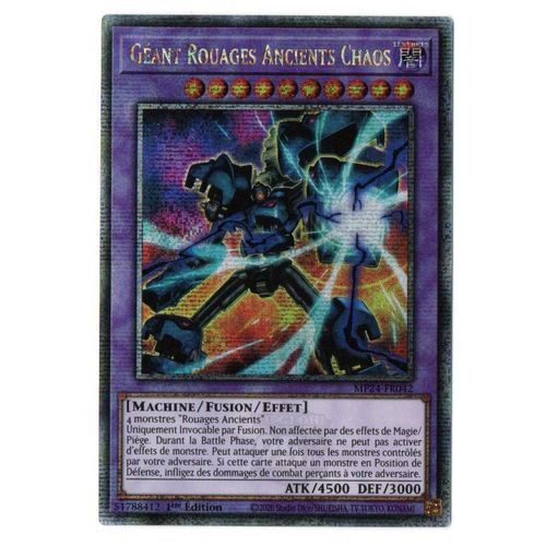Geant Rouages Ancients Chaos - Mp24-Fr042 - Quarter Century Secret Rare - Vf - Yu Gi Oh