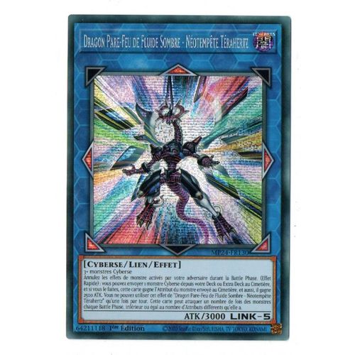 Dragon Pare Feu De Fluide Sombre Neotempete Terahertz - Mp24-Fr130 - Prismatique Secret Rare - Vf - Yu Gi Oh