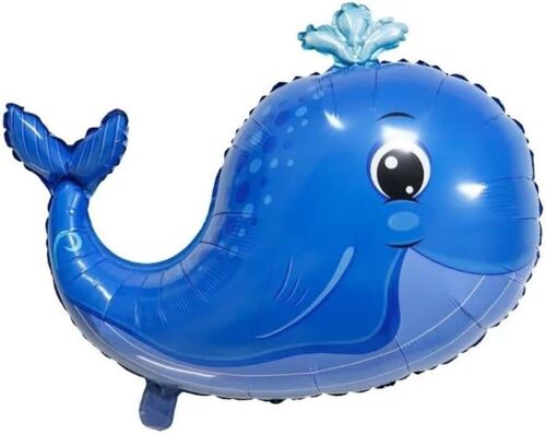 Blue Whale Balloon - Ocean Birthday Decoration