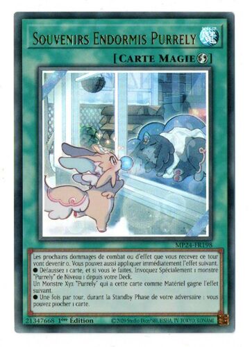 Carte Yu-Gi-Oh - Souvenir Endormis Purrely - Mp24-Fr198 - Ultra-Rare