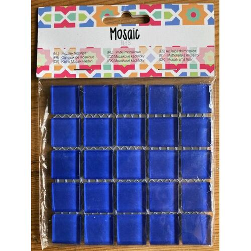 Carreaux mosaïque bleus - 25 pièces