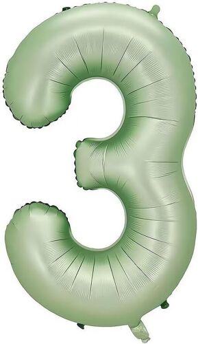 40Inch Balloon Number 3 Green, 0123456789,10-19,20-25,30,40,50,60,70,80,90 Balloon 3. Birthday Party Foil Age Balloon, Digital Balloon 3 Party Decoration Support Helium