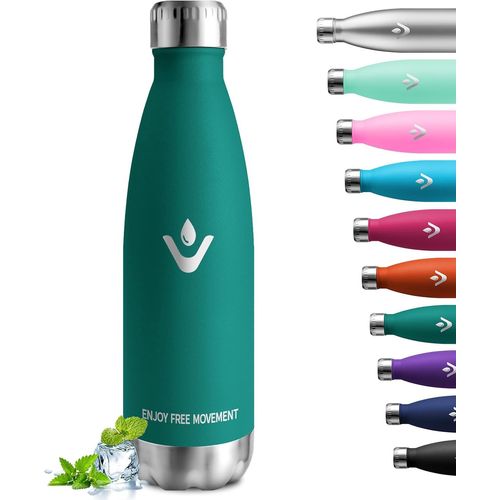 Bouteille Isotherme 750ml, Bouteille D'eau Acier Inoxydable À Double Paroi, Gourde Isotherme , Anti Fuite, Sans Bpa, Pour École, Bureau, Sport, Yoga, Outdoor, Facile À Transporter