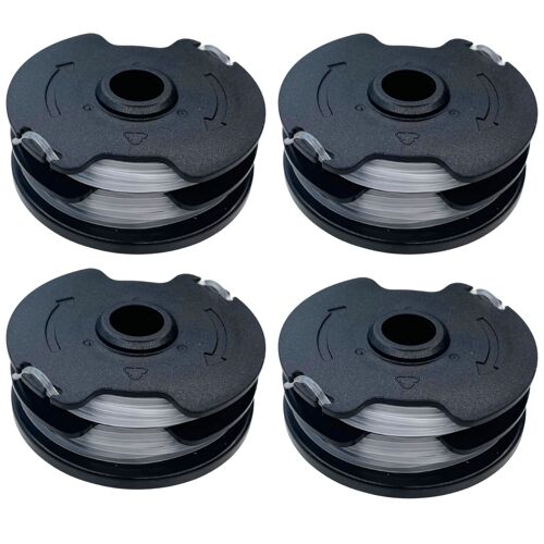 Bobine fil coupe bordure fil de rechange TLP-01 compatible pour Parkside Lidl débroussailleuse PRTA 20-Li A1 B2 C3 PRT 550 A1 A3 Ø 1,65mm longueur 2x4m [Lot 4] Phonillico®