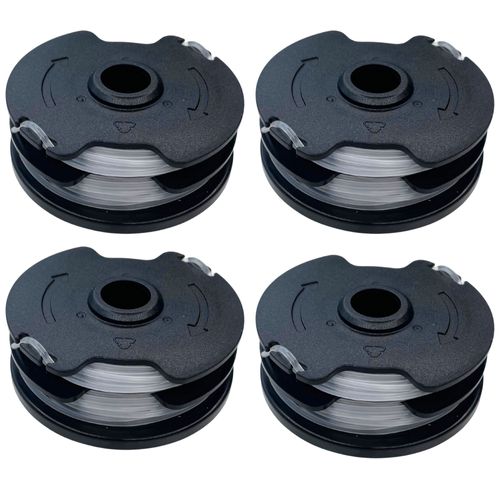 Bobine fil coupe bordure fil de rechange TLP-01 compatible pour Parkside Lidl débroussailleuse PRTA 20-Li A1 B2 C3 PRT 550 A1 A3 Ø 1,65mm longueur 2x4m [Lot 4] Phonillico®