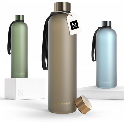 Gourde 1,5l | Bouteille D'eau 1500ml | Gourde De Sport Ultralégère En Tritan | Idéal Pour Le Sport, Le Bureau, Le Yoga, Les Enfants | 2 Couvercles Inclus (Berry Red, Xl 1500ml)