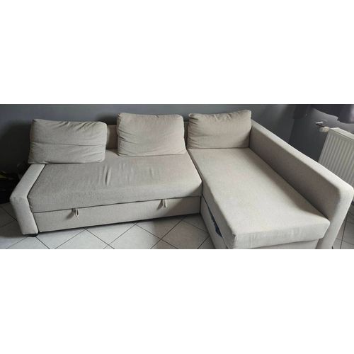 Canapé Lit Avec Espace De Rangement, Beige Ikea Acheté Il Y A Moins De 2 Ans